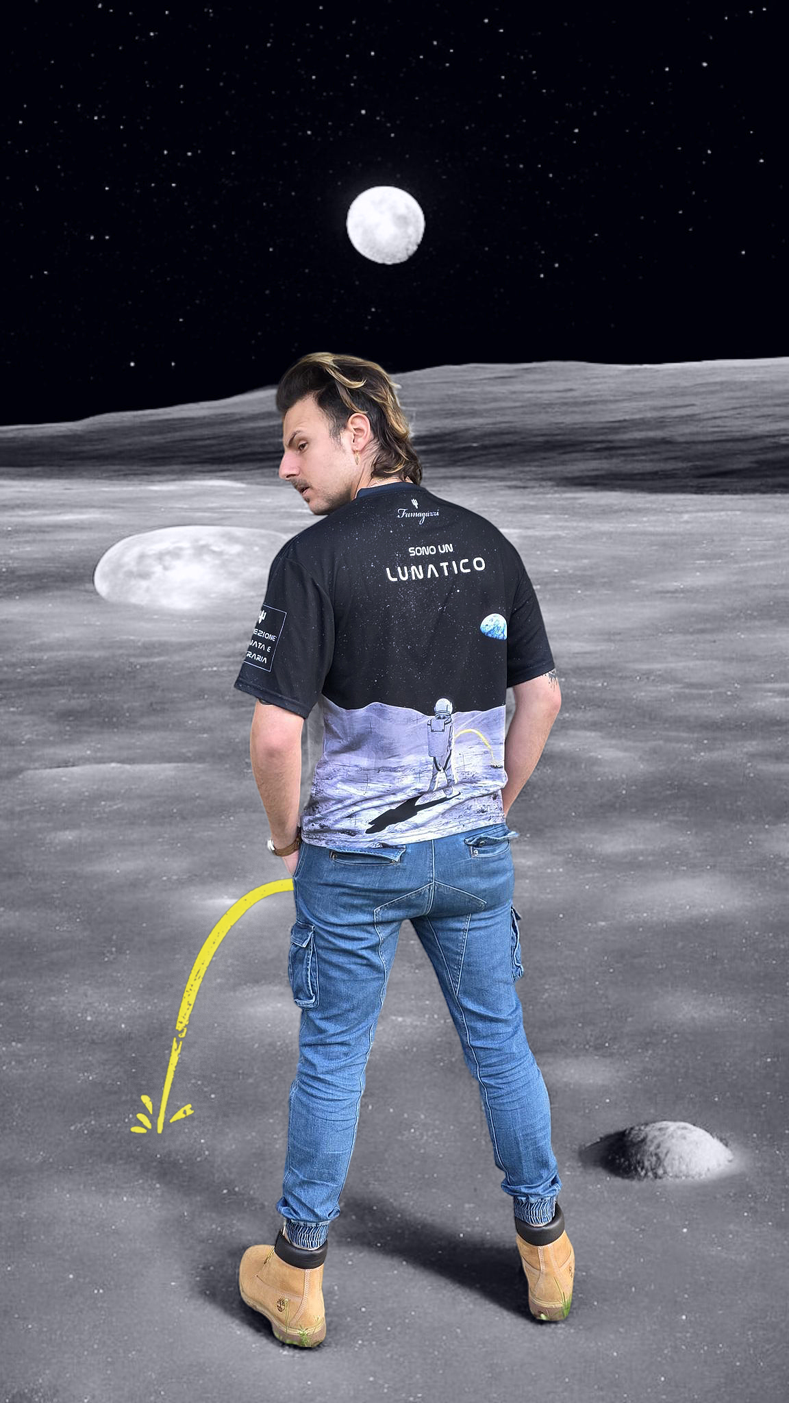 Fumagazzi Maglietta Lunatico - immagine 4