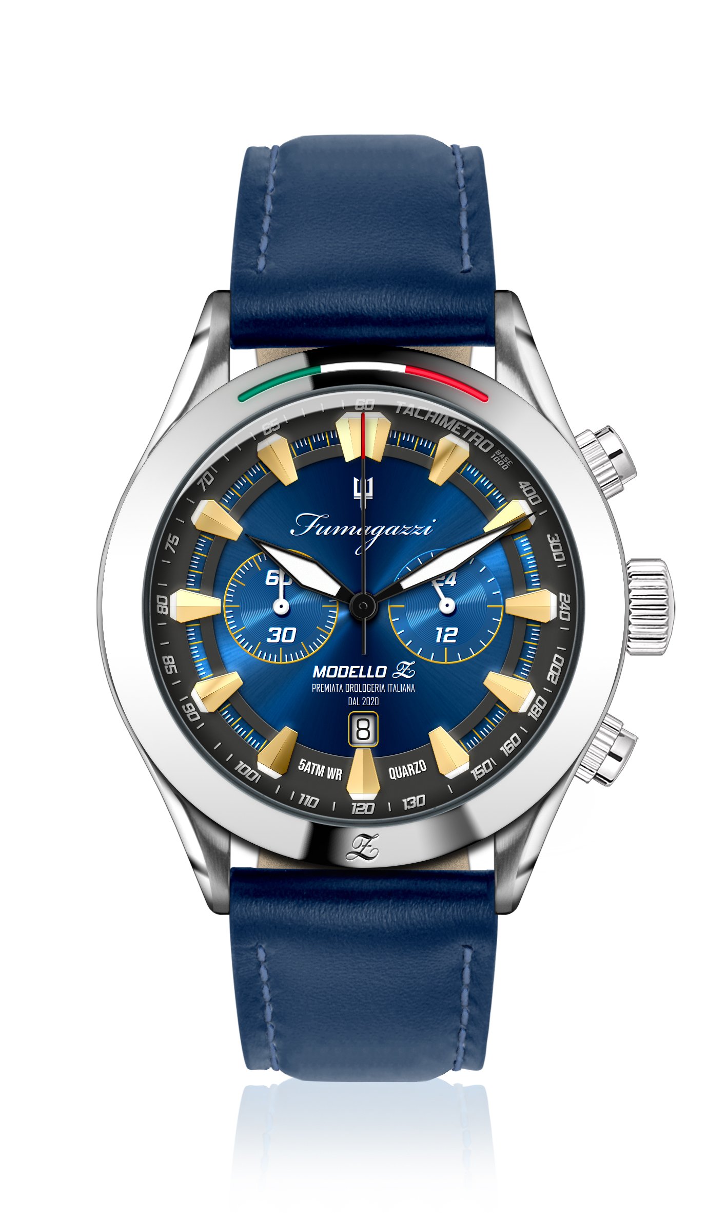 Fumagazzi Modello Z Blu Pelle